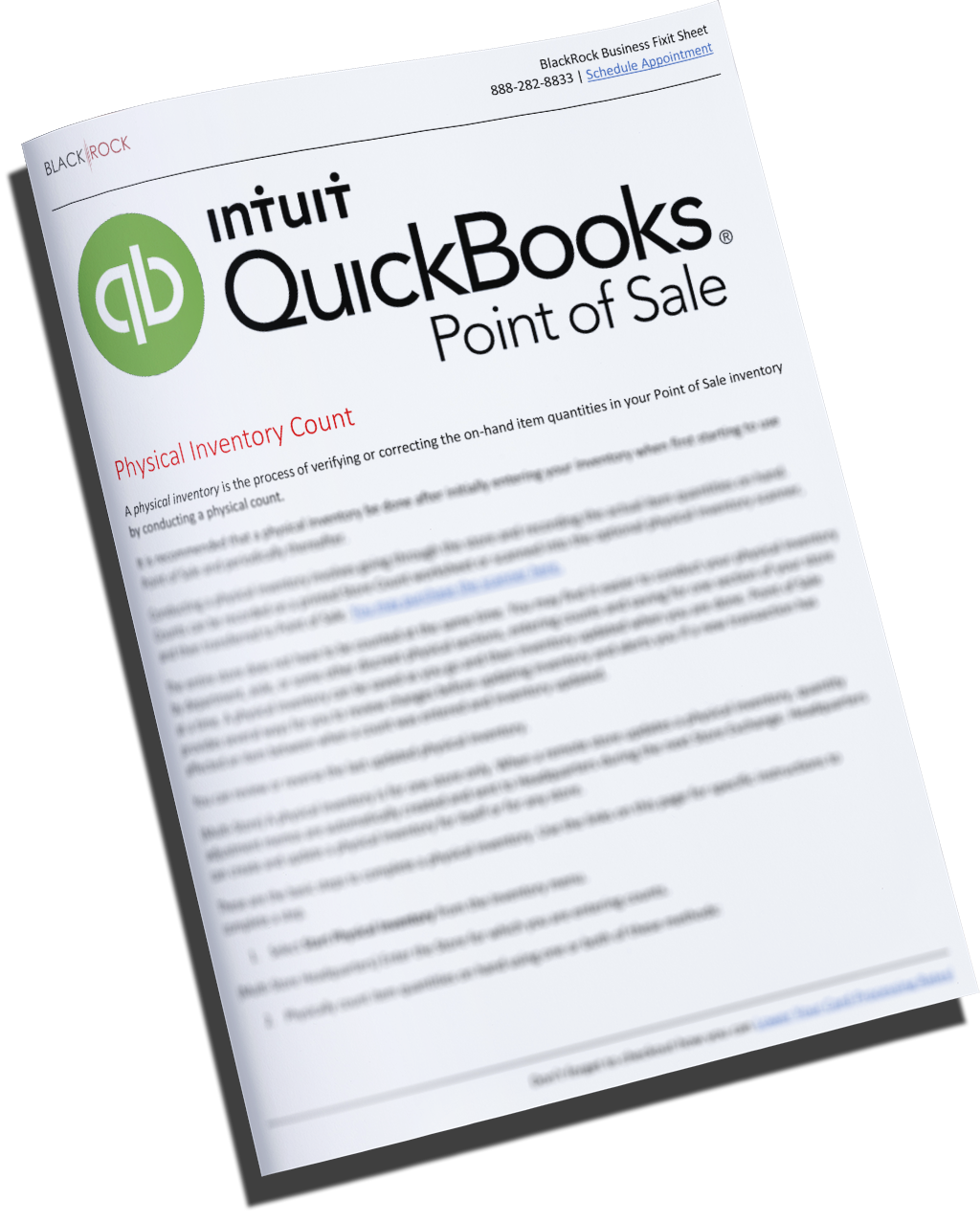 QuickBooks POS Physical Inventory Count Help